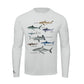 Types of Sharks Shirt | Mens Recycled Solar Performance