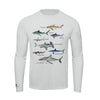 Types of Sharks Shirt | Mens Recycled Solar Performance