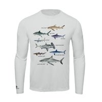 Types of Sharks Shirt | Mens Recycled Solar Performance