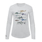 Types of Sharks Shirt | Womens Recycled Solar Performance