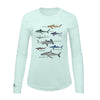 Types of Sharks Shirt | Womens Recycled Solar Performance