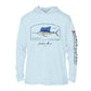 Atlantic Sailfish Conservation Status Hoodie | Mens Recycled Solar Performance