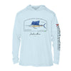 Atlantic Sailfish Conservation Status Hoodie | Mens Recycled Solar Performance