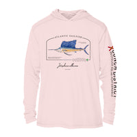 Atlantic Sailfish Conservation Status UPF 50+ Sun Protection Hoodie Youth