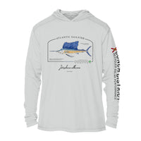Atlantic Sailfish Conservation Status UPF 50+ Sun Protection Hoodie Youth