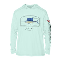 Atlantic Sailfish Conservation Status UPF 50+ Sun Protection Hoodie Youth