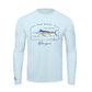 Blue Marlin Conservation Status Shirt | Mens Recycled Solar Performance