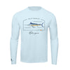 Blue Marlin Conservation Status Shirt | Mens Recycled Solar Performance