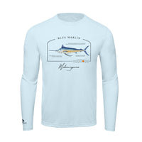 Blue Marlin Conservation Status Shirt | Mens Recycled Solar Performance