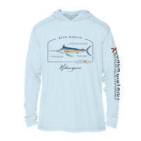 Blue Marlin Conservation Status UPF 50+ Sun Protection Hoodie Youth