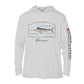 Blue Marlin Conservation Status Hoodie | Mens Recycled Solar Performance