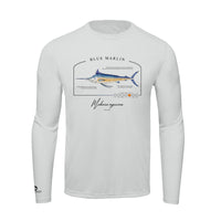 Blue Marlin Conservation Status Shirt | Mens Recycled Solar Performance