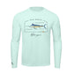 Blue Marlin Conservation Status Shirt | Mens Recycled Solar Performance