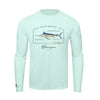Blue Marlin Conservation Status Shirt | Mens Recycled Solar Performance