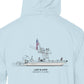 Custom Boat Drawing | Men’s Recycled Sun Hoodie – Lightweight UPF 50+ Protection