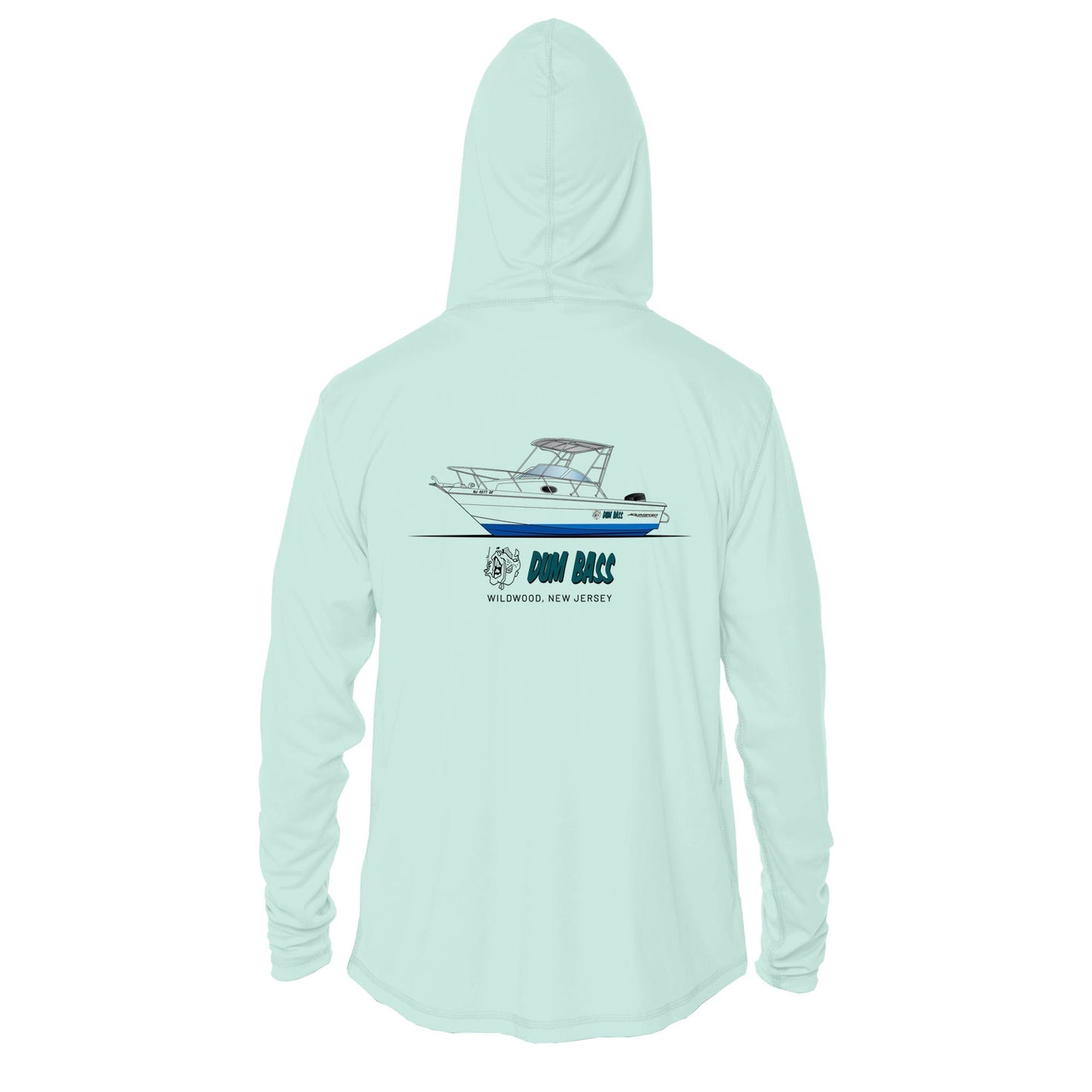 Custom Boat Drawing | Men’s Recycled Sun Hoodie – Lightweight UPF 50+ Protection