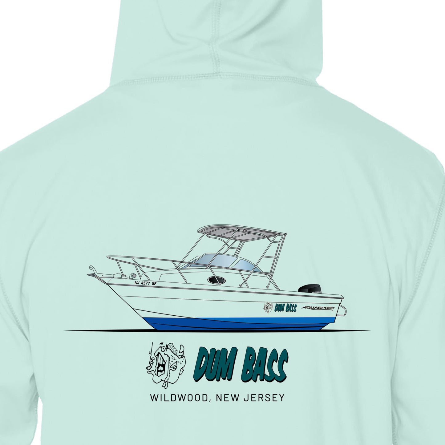 Custom Boat Drawing | Mens Recycled Solar Performance - Hoodie