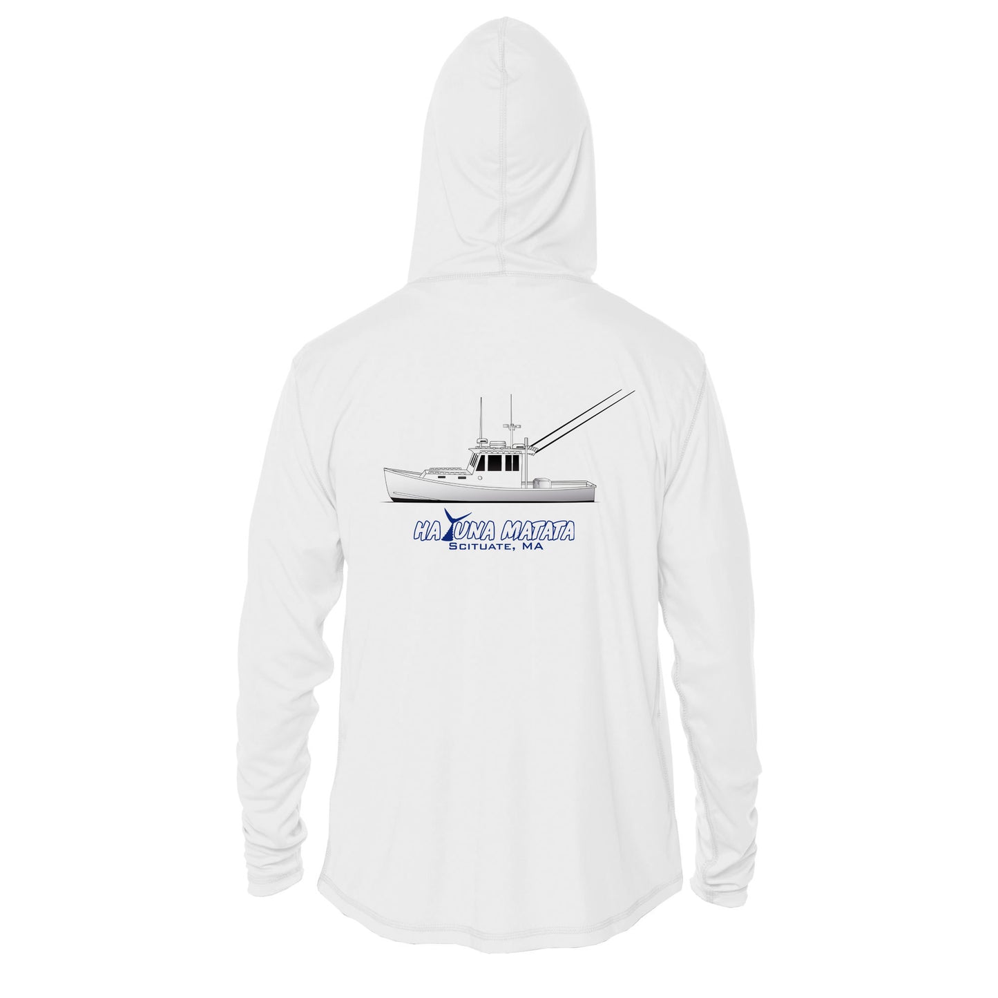 Custom Boat Drawing | Mens Recycled Solar Performance - Hoodie