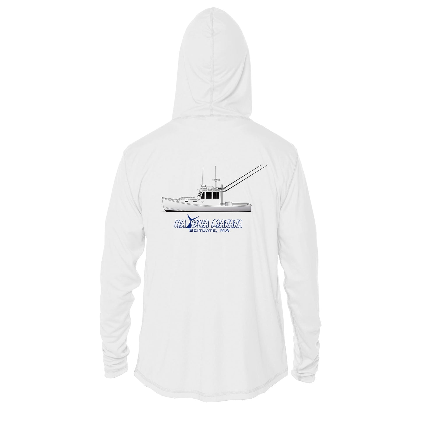 Custom Boat Drawing | Mens Recycled Solar Performance - Hoodie