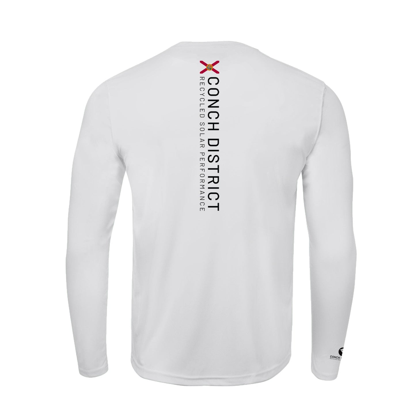 Great White Shark Conservation Status Shirt | Mens Recycled Solar Performance