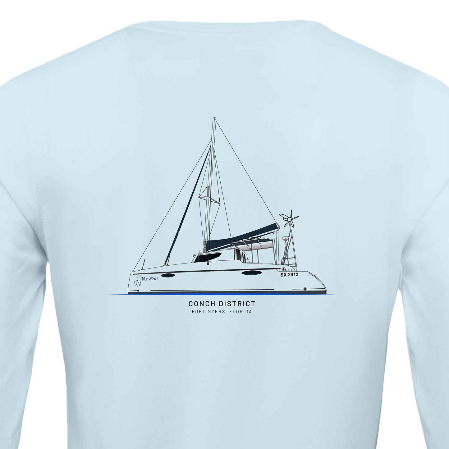Women’s Custom Long Sleeve Boat Shirt – UPF 50+ Sun Protection | Made from Recycled Water Bottles