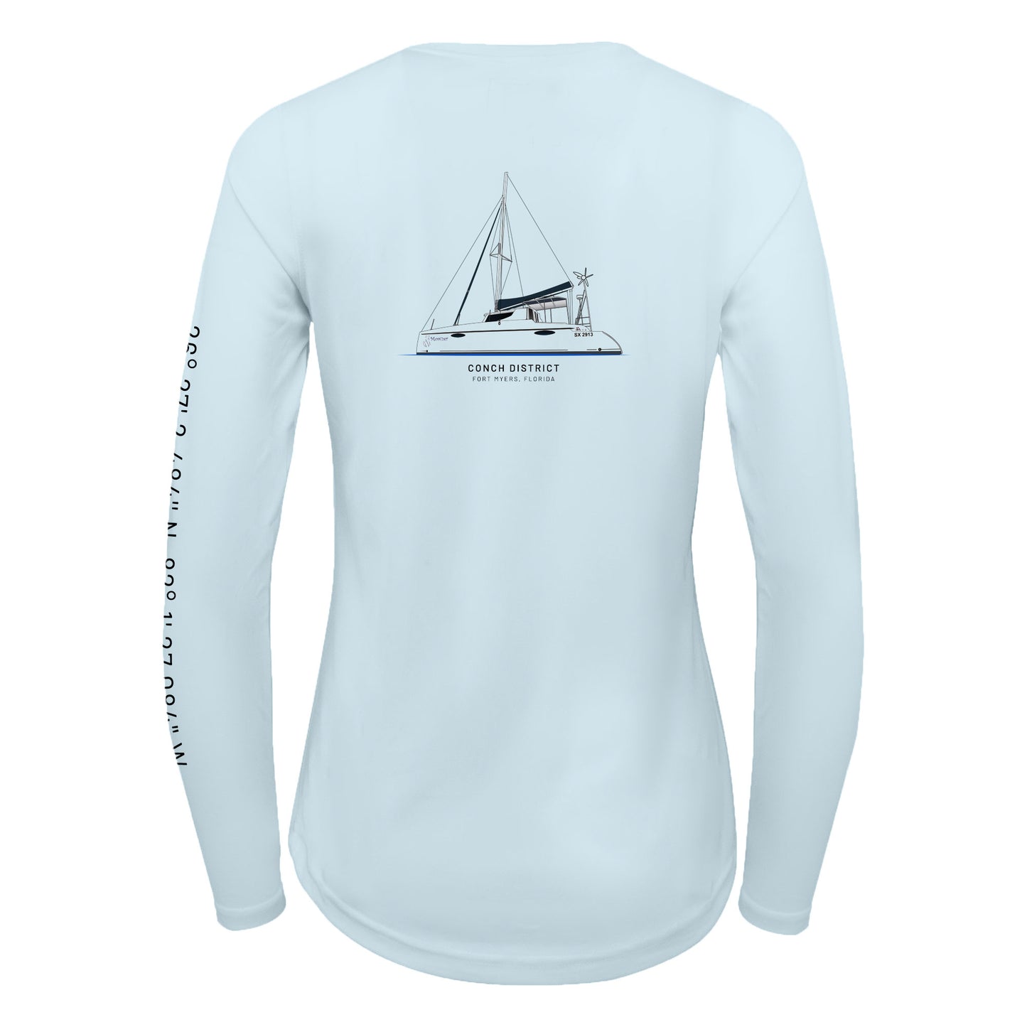Women’s Custom Long Sleeve Boat Shirt – UPF 50+ Sun Protection | Made from Recycled Water Bottles