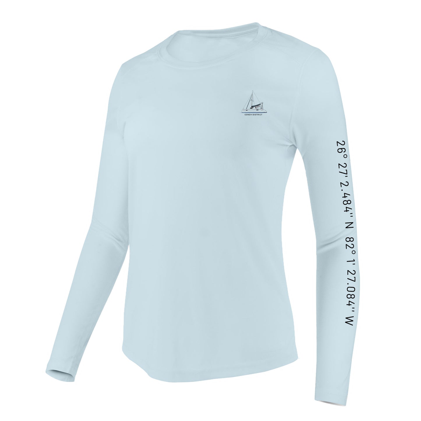 Women’s Custom Long Sleeve Boat Shirt – UPF 50+ Sun Protection | Made from Recycled Water Bottles