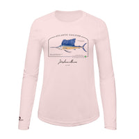 Atlantic Sailfish Conservation Status Shirt | Womens Recycled Solar Performance