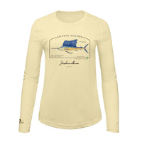 Atlantic Sailfish Conservation Status Shirt | Womens Recycled Solar Performance