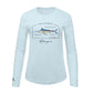Blue Marlin Conservation Status Shirt | Womens Recycled Solar Performance