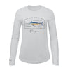 Blue Marlin Conservation Status Shirt | Womens Recycled Solar Performance