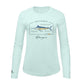 Blue Marlin Conservation Status Shirt | Womens Recycled Solar Performance