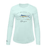 Blue Marlin Conservation Status Shirt | Womens Recycled Solar Performance
