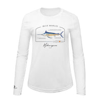 Blue Marlin Conservation Status Shirt | Womens Recycled Solar Performance