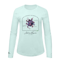 Coconut Octopus Conservation Status Shirt | Womens Recycled Solar Performance
