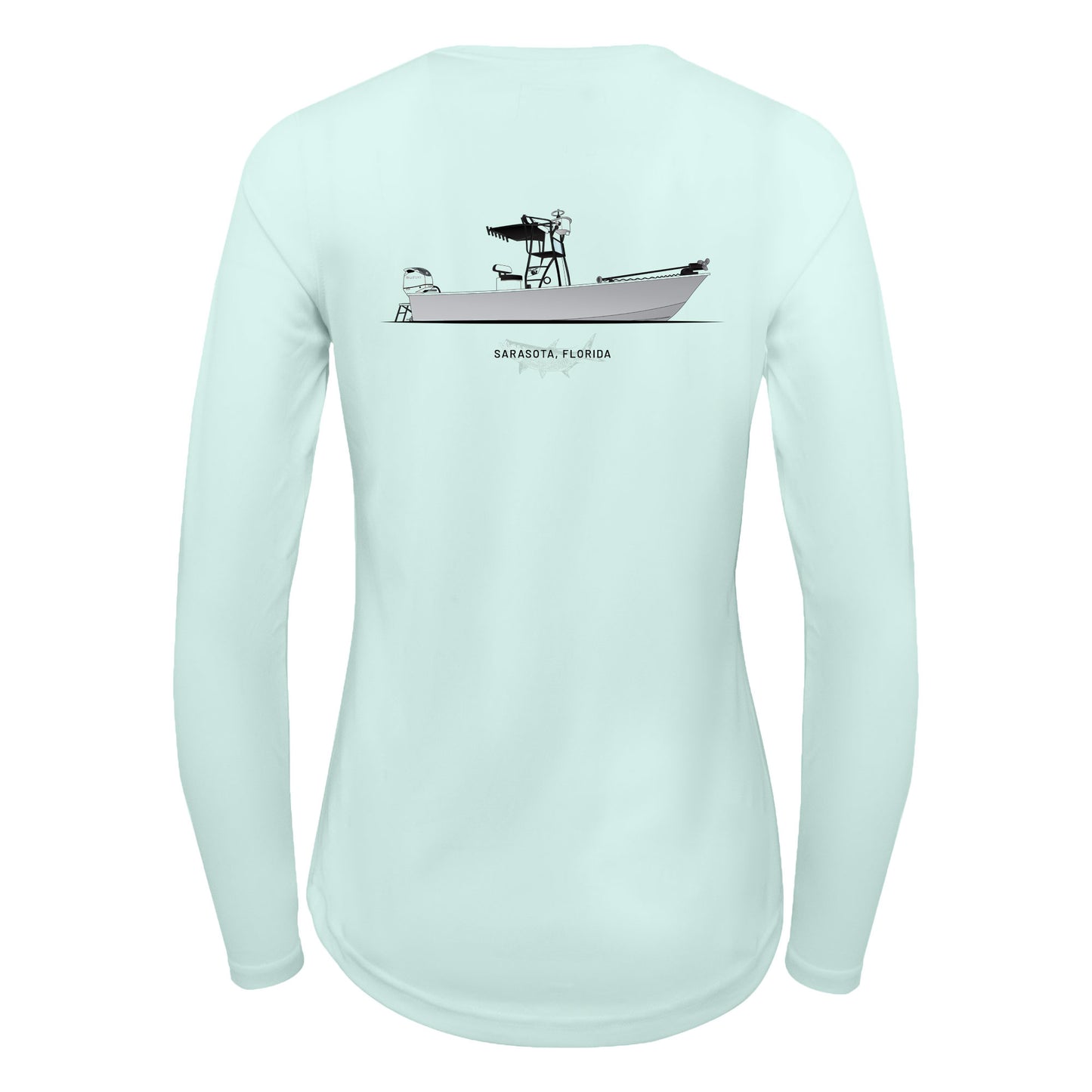 Women’s Custom Long Sleeve Boat Shirt – UPF 50+ Sun Protection | Made from Recycled Water Bottles