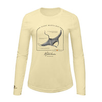 Giant Manta Ray Conservation Status Shirt | Womens Recycled Solar Performance
