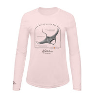 Giant Manta Ray Conservation Status Shirt | Womens Recycled Solar Performance