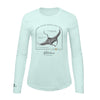 Giant Manta Ray Conservation Status Shirt | Womens Recycled Solar Performance
