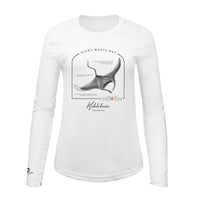 Giant Manta Ray Conservation Status Shirt | Womens Recycled Solar Performance