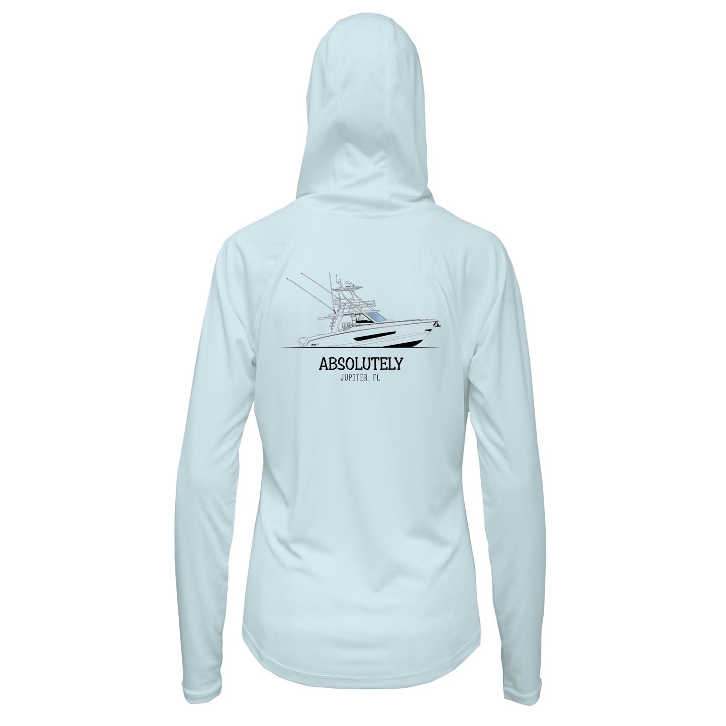Women’s Custom Hooded Boat Shirt – UPF 50+ Sun Protection | Made from Recycled Water Bottles