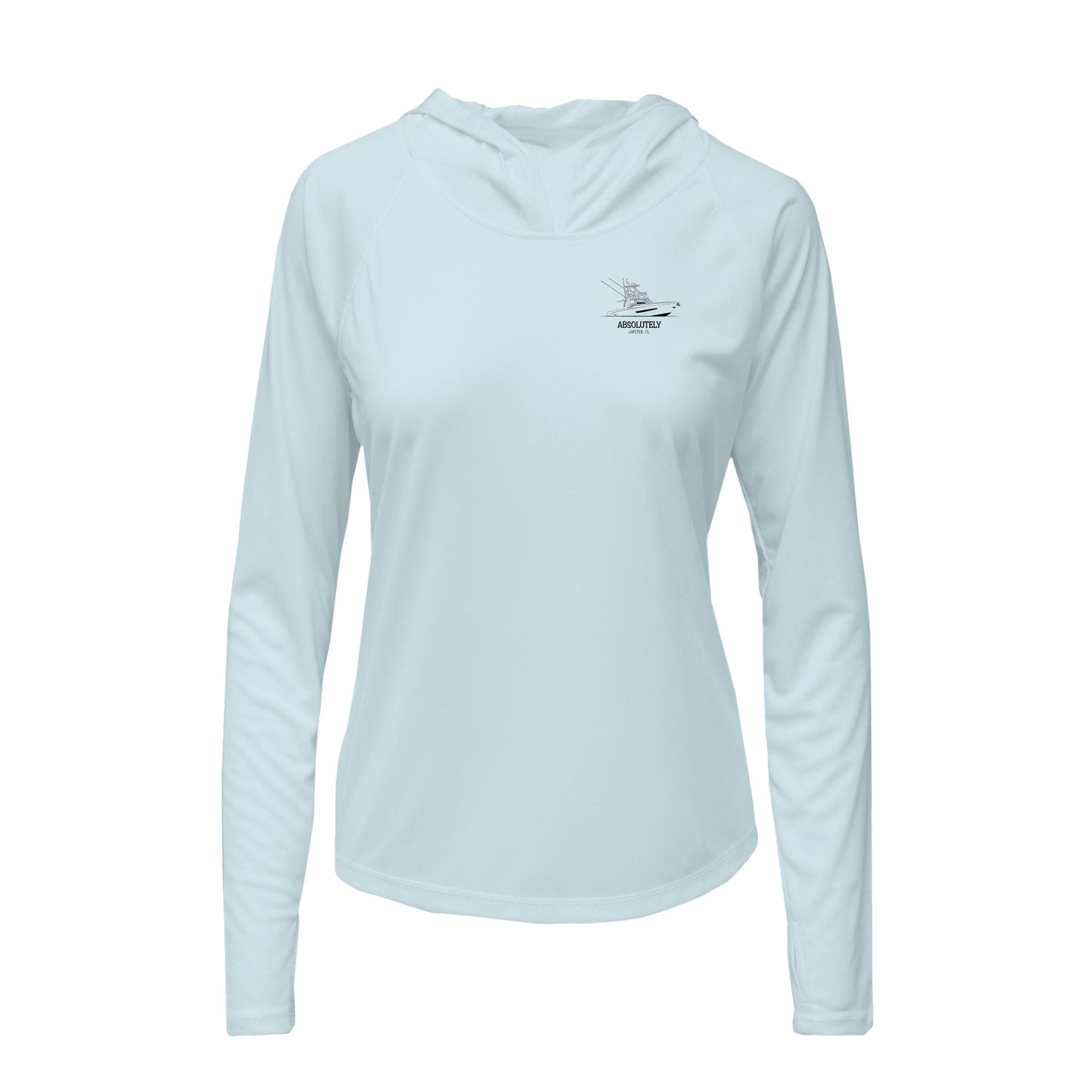 Women’s Custom Hooded Boat Shirt – UPF 50+ Sun Protection | Made from Recycled Water Bottles