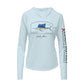 Atlantic Sailfish Conservation Status Hoodie | Womens Recycled Solar Performance