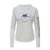 Atlantic Sailfish Conservation Status Hoodie | Womens Recycled Solar Performance