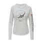 Giant Manta Ray Conservation Status Hoodie | Womens Recycled Solar Performance