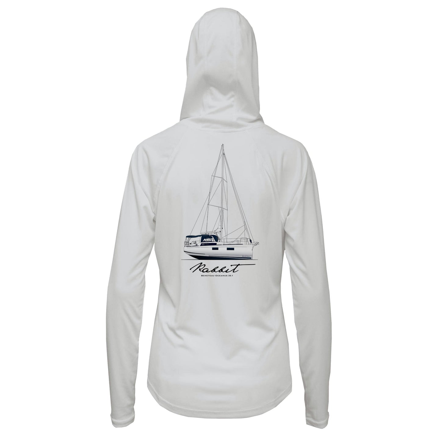 Women’s Custom Hooded Boat Shirt – UPF 50+ Sun Protection | Made from Recycled Water Bottles
