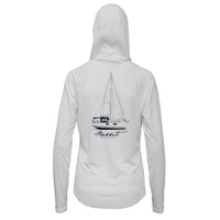 Women’s Custom Hooded Boat Shirt – UPF 50+ Sun Protection | Made from Recycled Water Bottles