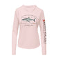 Great White Shark Conservation Status Hoodie | Womens Recycled Solar Performance