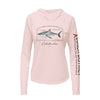 Great White Shark Conservation Status Hoodie | Womens Recycled Solar Performance