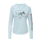 Hammerhead Shark Conservation Status Hoodie | Womens Recycled Solar Performance